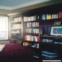 Mahogany Wall Unit Bookcase