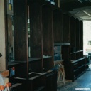 Dark Stained Office Bookcase